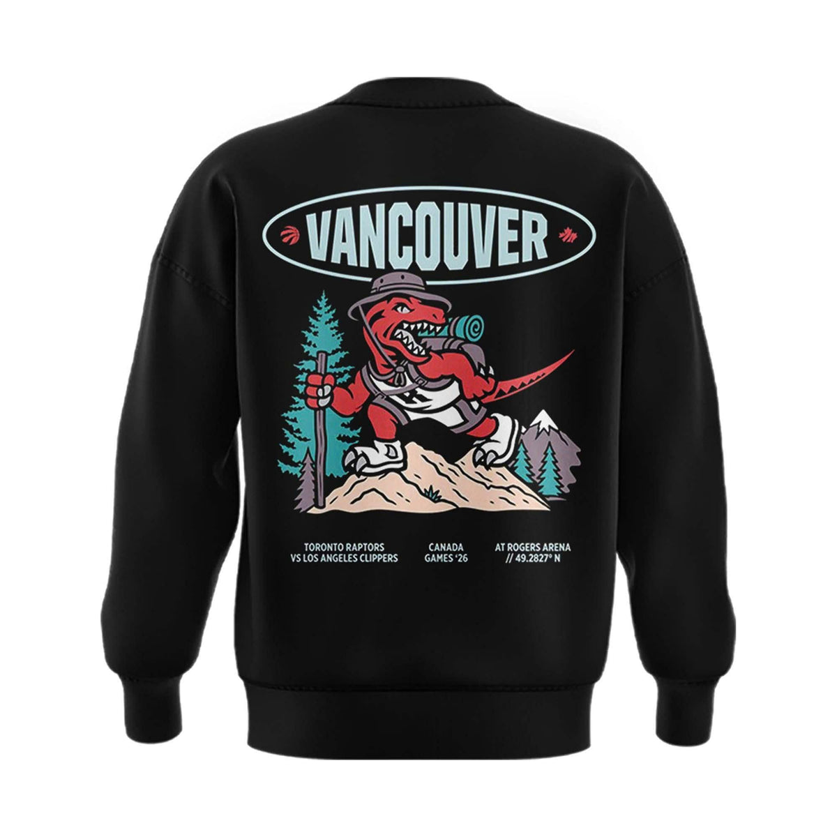 Limited Edition 2026 Toronto Raptors "Vancouver Canada Games" Sweatshirt