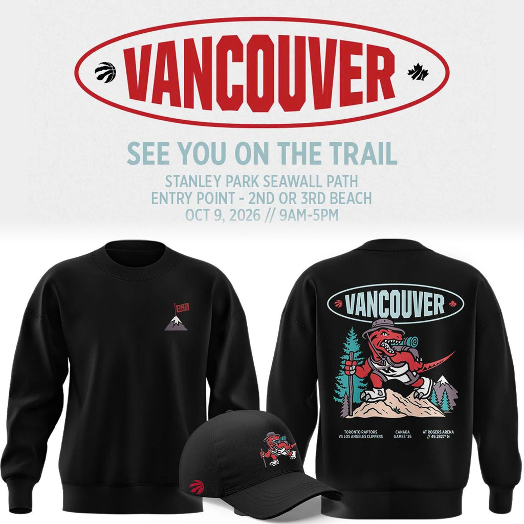 Limited Edition 2026 Toronto Raptors "Vancouver Canada Games" Sweatshirt