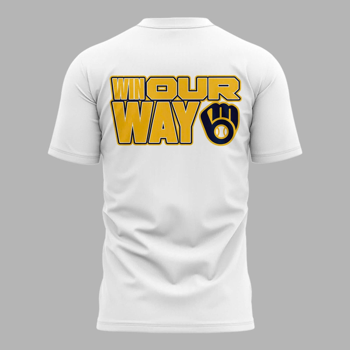 Milwaukee Brewers 100 Wins White T-shirt