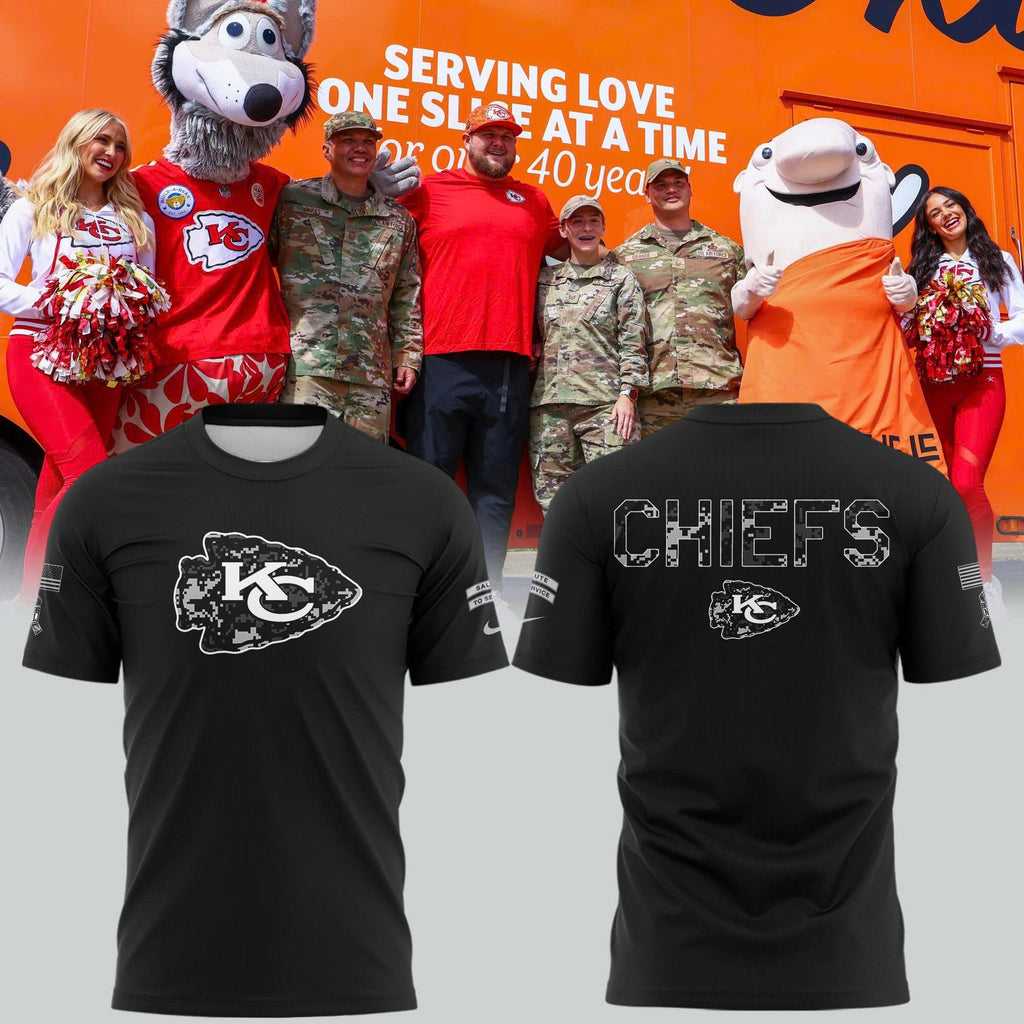 Kansas City Chiefs Salute To Service T-Shirt
