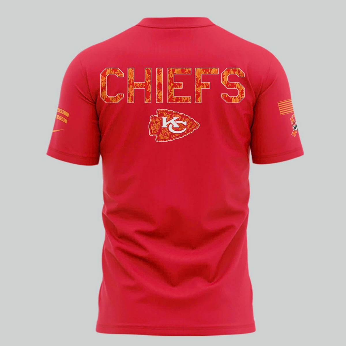 Kansas City Chiefs Salute To Service Red T-Shirt