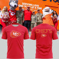 Kansas City Chiefs Salute To Service Red T-Shirt