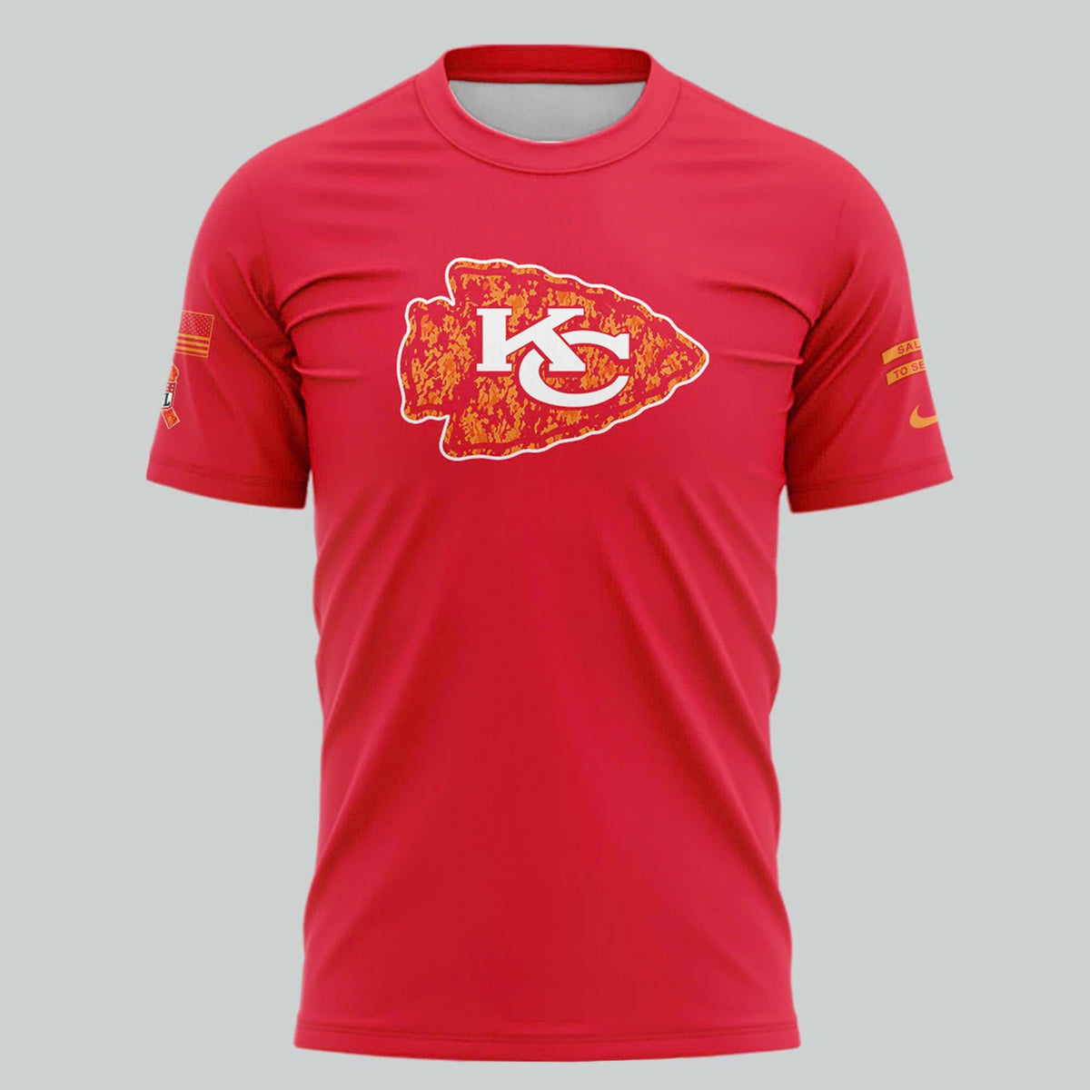 Kansas City Chiefs Salute To Service Red T-Shirt