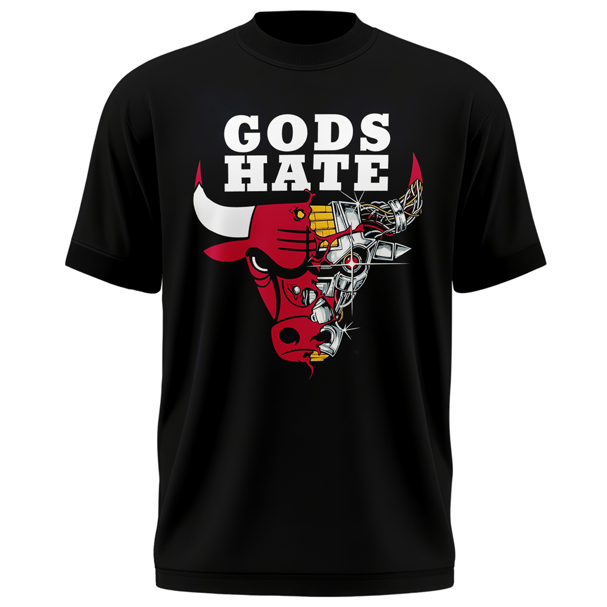 Gods Hate x Chicago Bulls T-Shirt