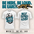 Limited Edition Jacksonville Jaguars "Bring The Juice, Best Served Loud!" White Tshirt