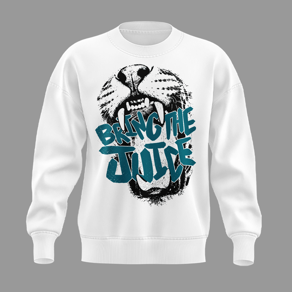 Limited Edition Jacksonville Jaguars "Bring The Juice, Best Served Loud!" White Sweat