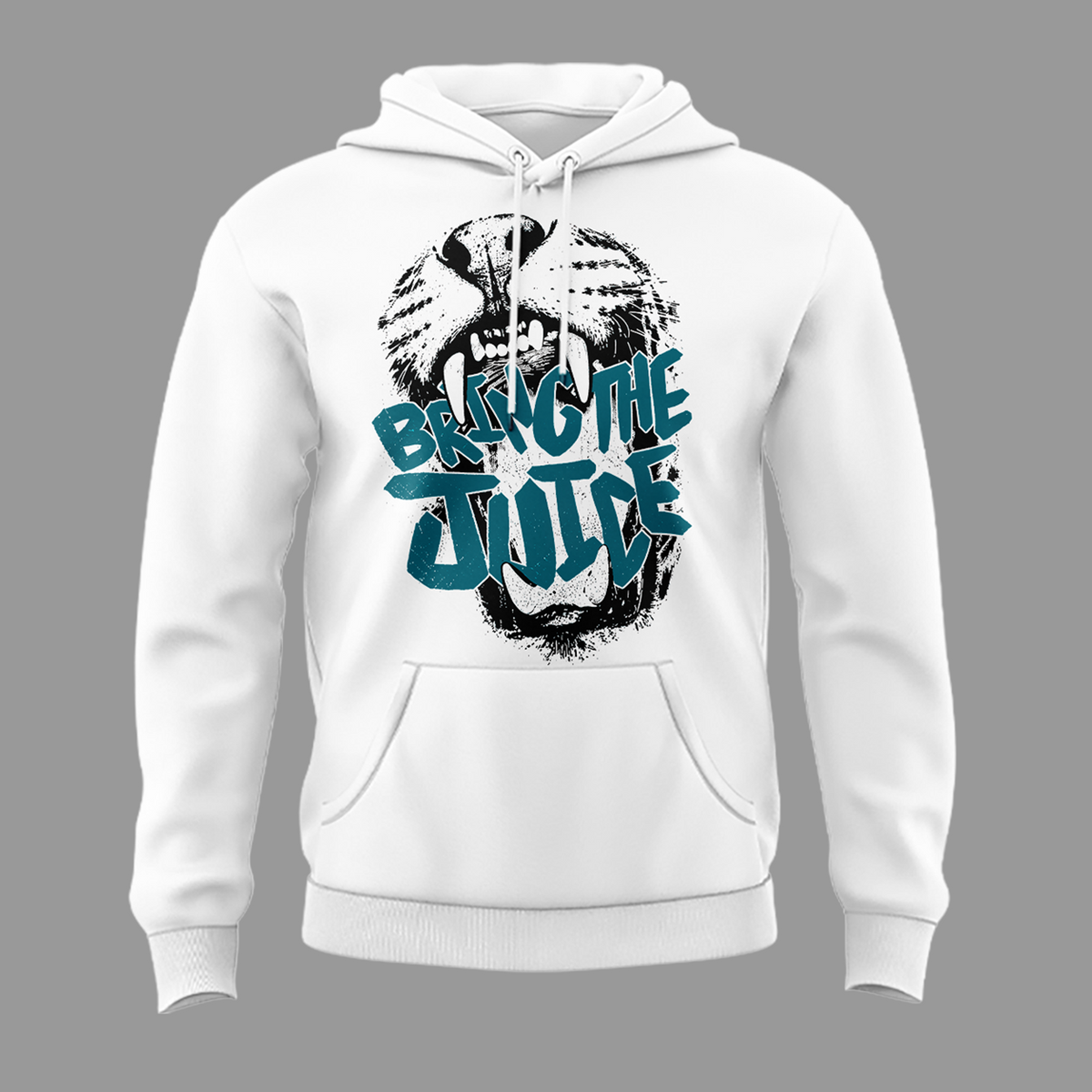 Limited Edition Jacksonville Jaguars "Bring The Juice, Best Served Loud!" White Hoodie