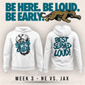 Limited Edition Jacksonville Jaguars "Bring The Juice, Best Served Loud!" White Hoodie