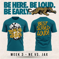 Limited Edition Jacksonville Jaguars "Bring The Juice, Best Served Loud!" Tshirt