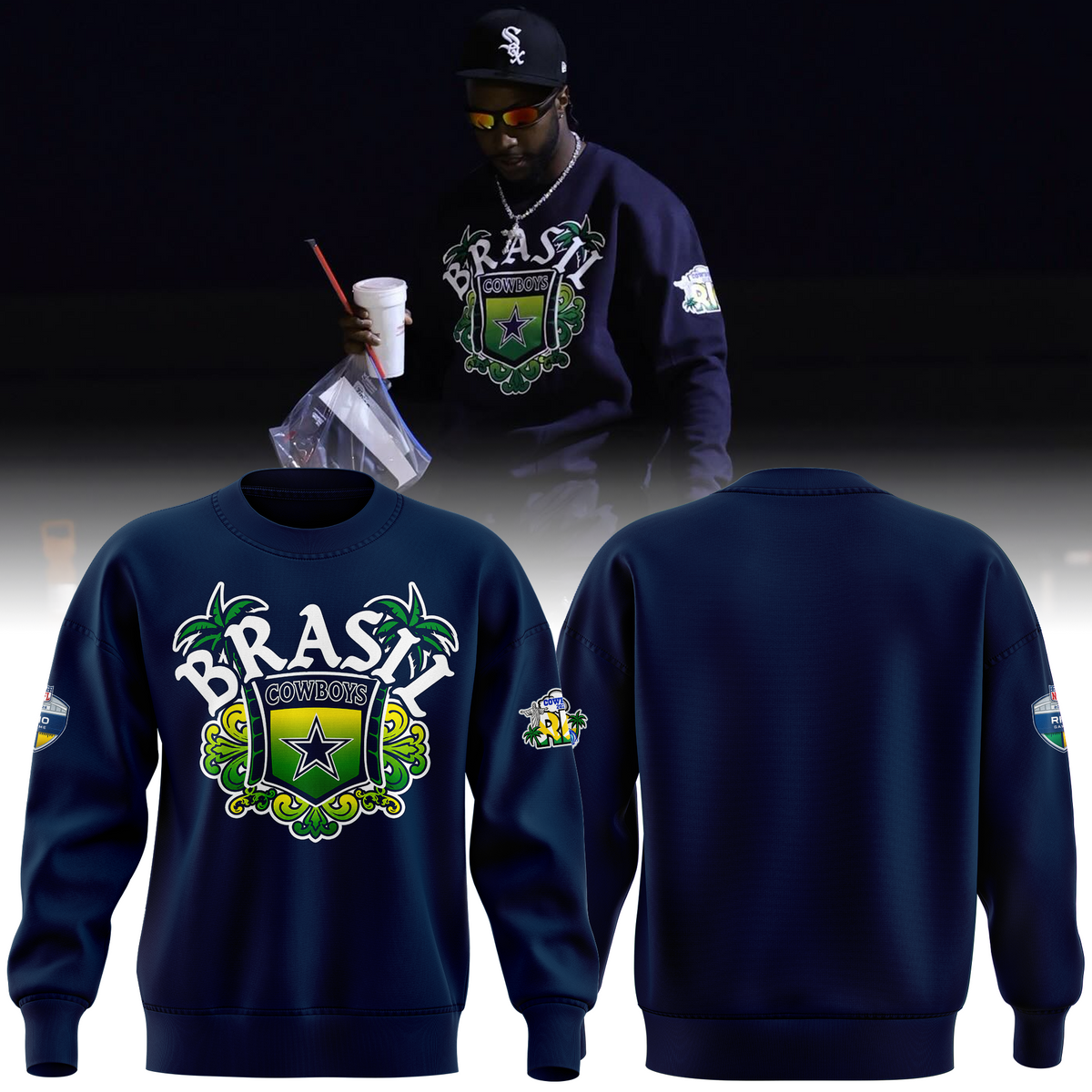 Exclusive Version Dallas Cowboys Brazil Rio Game Sweat 2026