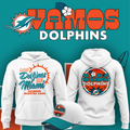 Exclusive Version Miami Dolphins Hispanic Heritage White Hoodie 2026