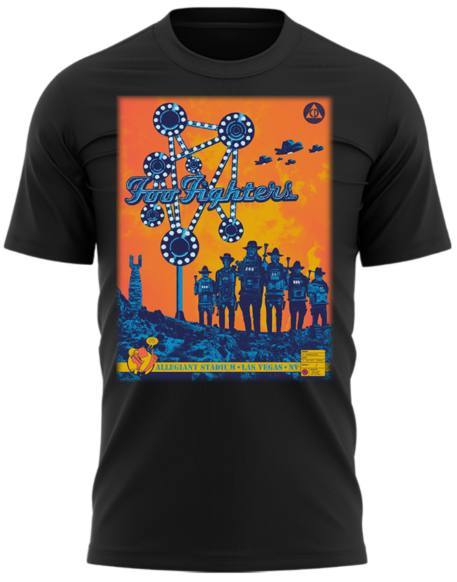 Foo Fighters Allegiant Stadium Las Vegas 2026 Tour Limited Edition T-Shirt