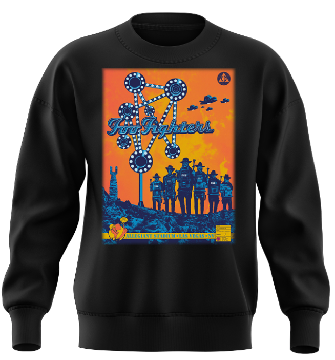Foo Fighters Allegiant Stadium Las Vegas 2026 Tour Limited Edition sweat