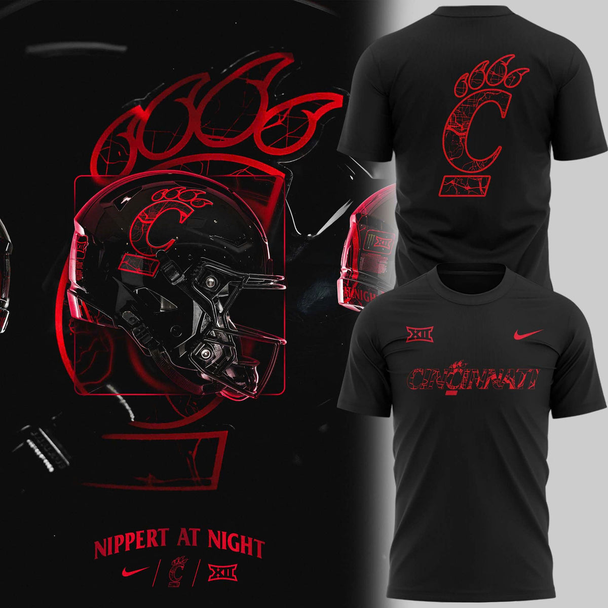 Cincinnati Football "The City Within" Red T-shirt
