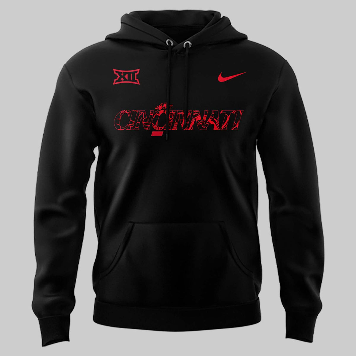 Cincinnati Football "The City Within" Red Hoodie.