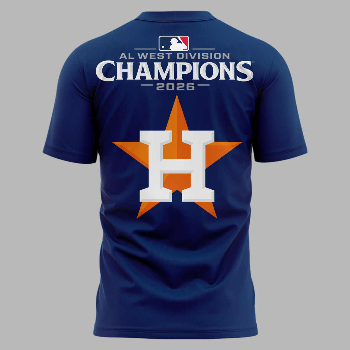 Houston Astros Navy 2026 AL West Division Champions T-Shirt