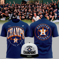 01.Houston Astros Navy 2026 AL West Division Champions T-Shirt
