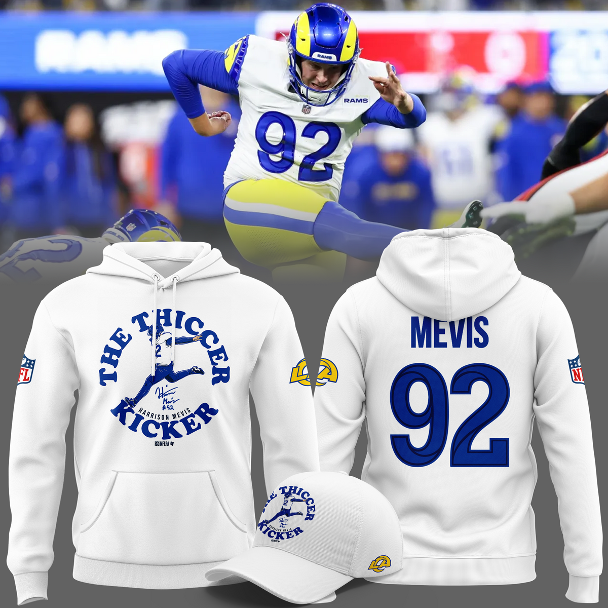 Limited Edition HARRISON MEVIS 'THICKER KICKER' Hoodie