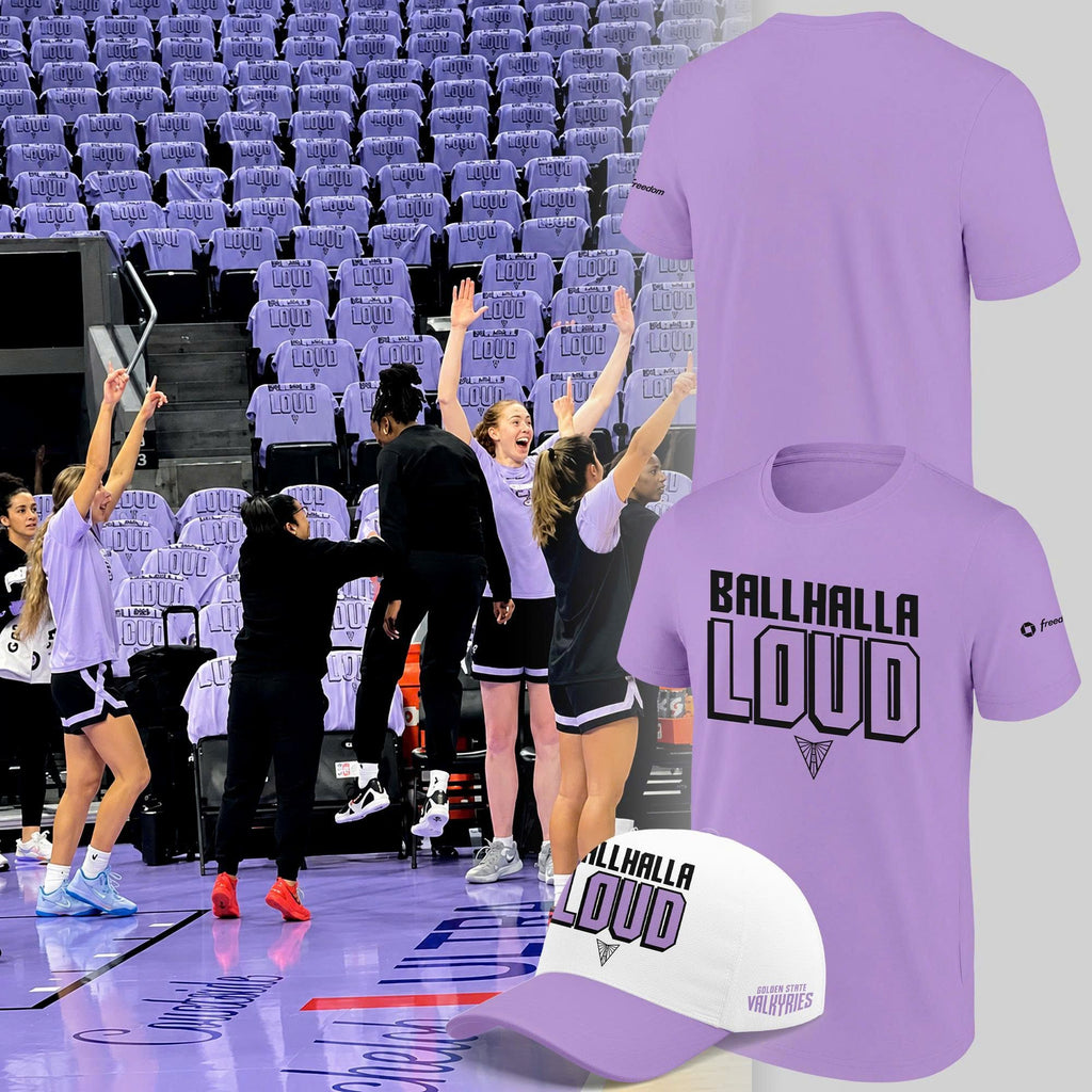 Limited edition T-Shirt "BALLHALLA LOUD" Golden State Valkyries!