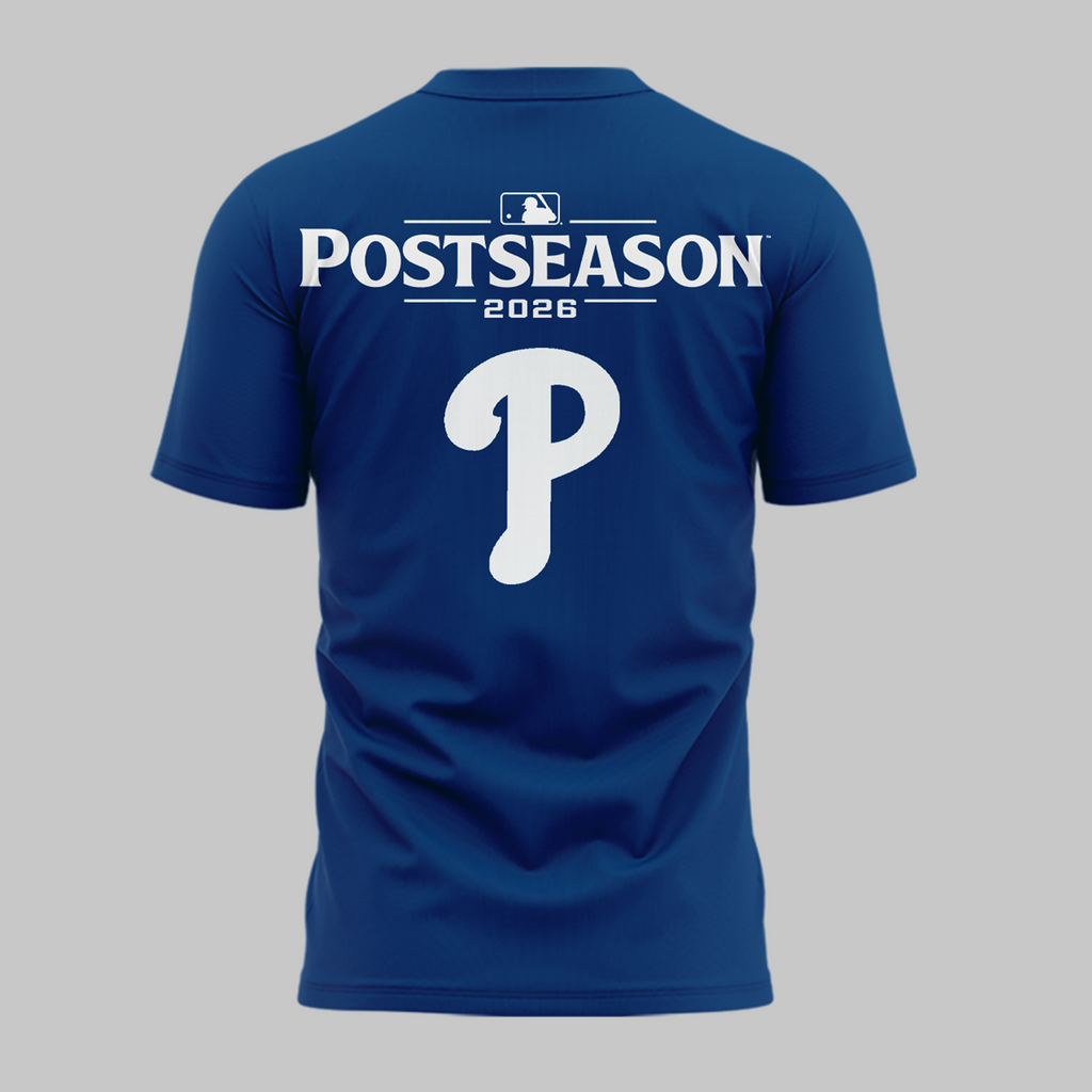 Philadelphia Phillies 2026 MLB Postseason T-Shirt - NAVY