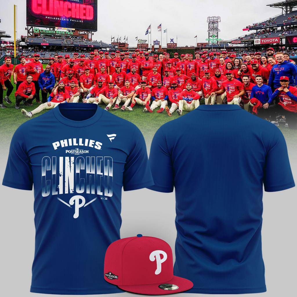 02.Philadelphia Phillies 2026 MLB Postseason T-Shirt - NAVY