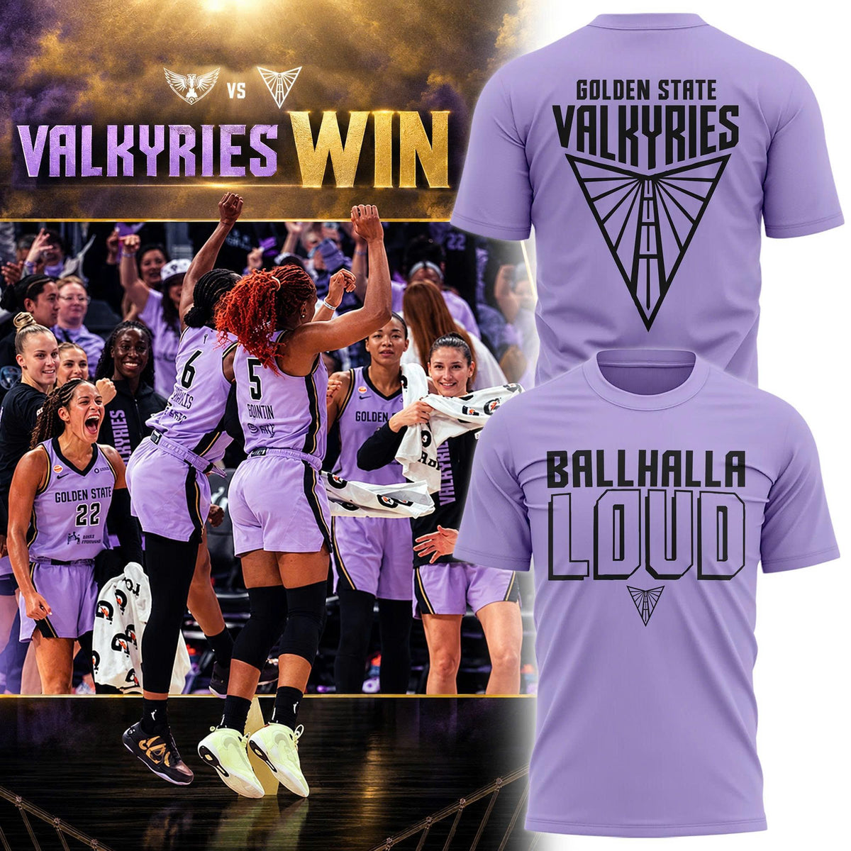 Valkyries Ballhalla Loud T-shirt