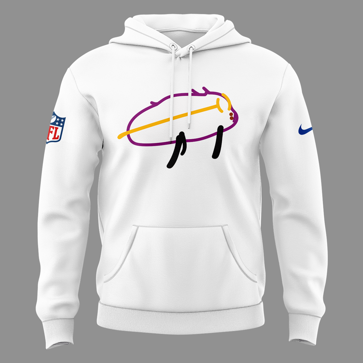 Limited Edition Buffalo Bills designed by a patient at Buffalo’s Golisano Children’s Hospital Hoodie