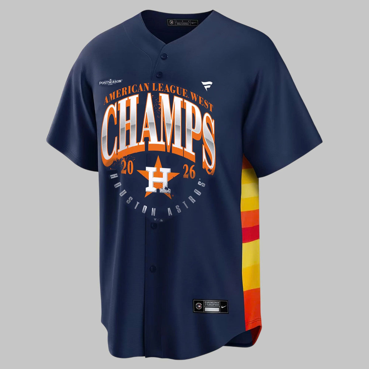 Houston Astros Women's 2026 AL West Division Champions Locker Room Jersey - Navy