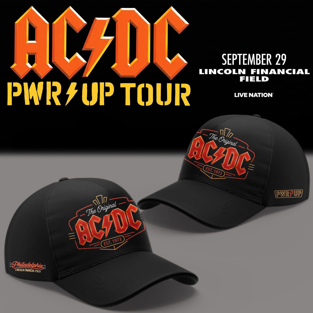 001. AC/DC - Exclusive Philadelphia Event Shirt - POWER UP TOUR 2026 T-Shirt