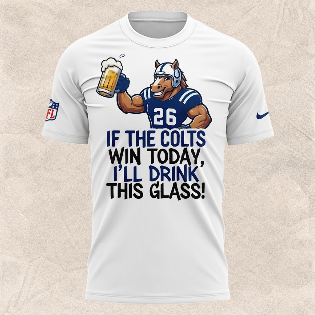Limited Edition Indianapolis Colts "I'm drunk today" Tshirt