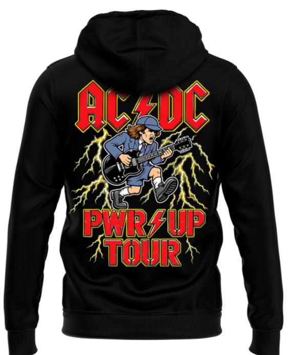 Limited Edition AC/DC Power Up Tour Philadelphia 2026 hoodie