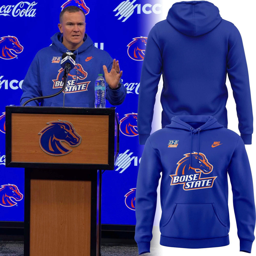 Special 2026 HC Spencer Danielson Boise State Football Hoodie