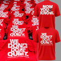 Indiana Fever "WE DON'T DO QUIET." T-Shirt