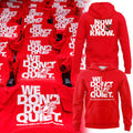 Indiana Fever "WE DON'T DO QUIET." Hoodie