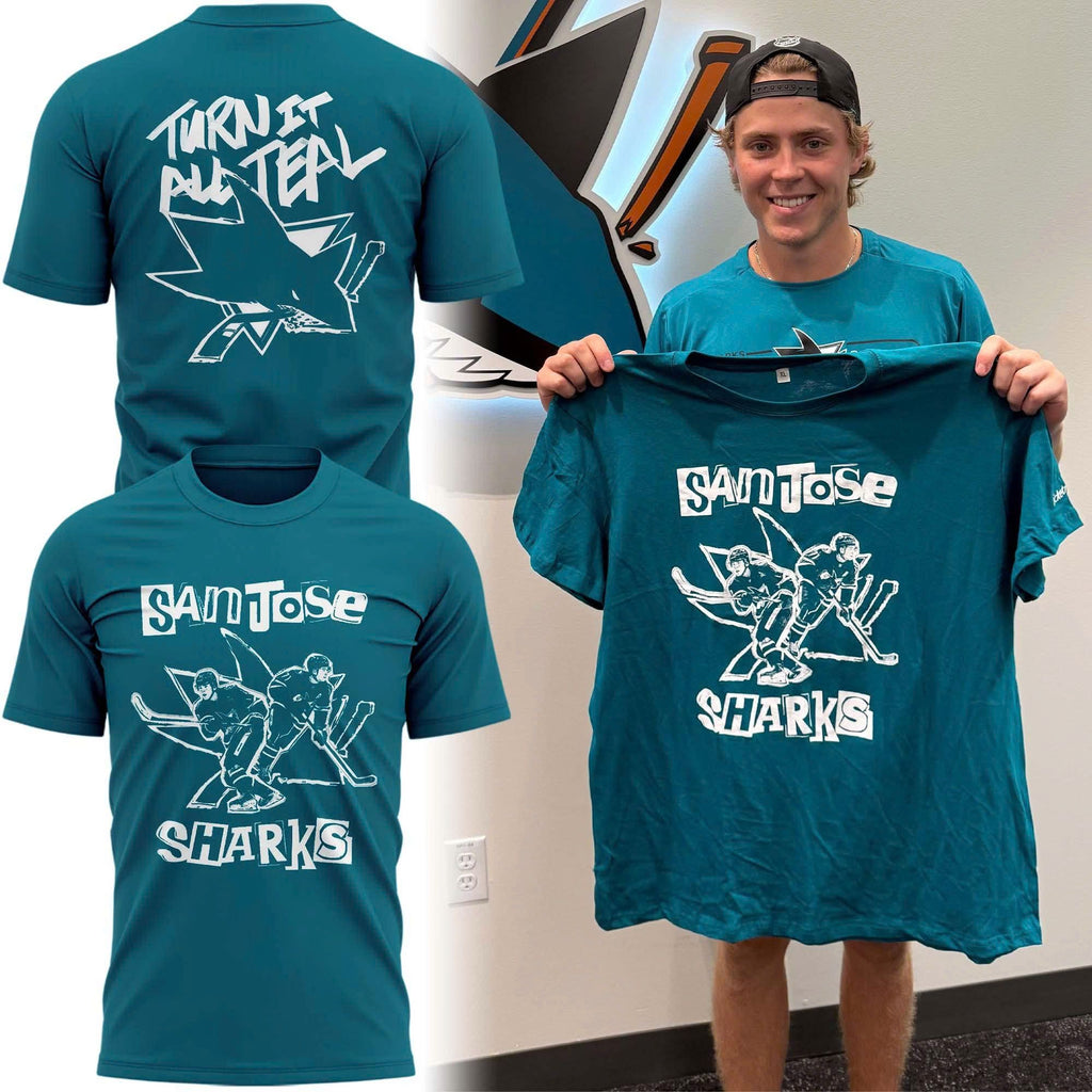Limited Edition 2026 San Jose Sharks "Sharks WillMack" T-Shirt