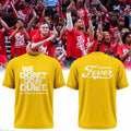 Indiana Fever "We Don't Do Quiet" Yellow Shirt