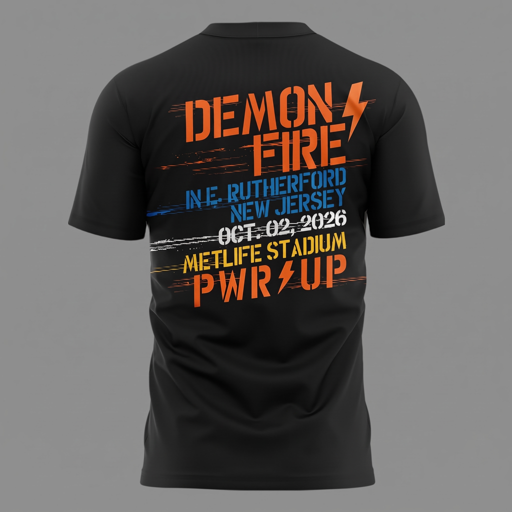 001. AC/DC - Exclusive New York Event Shirt - POWER UP TOUR 2026 T-Shirt