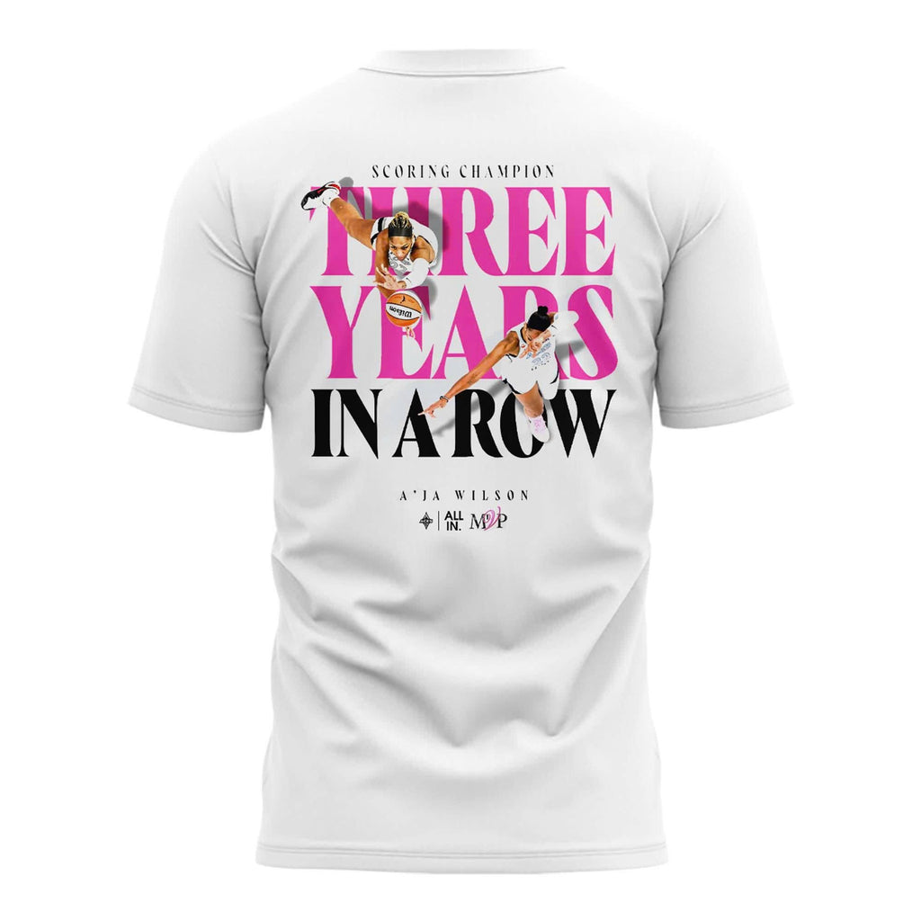 Limited Edition 2026 Las Vegas Aces "A'JA VÚ" T-Shirt
