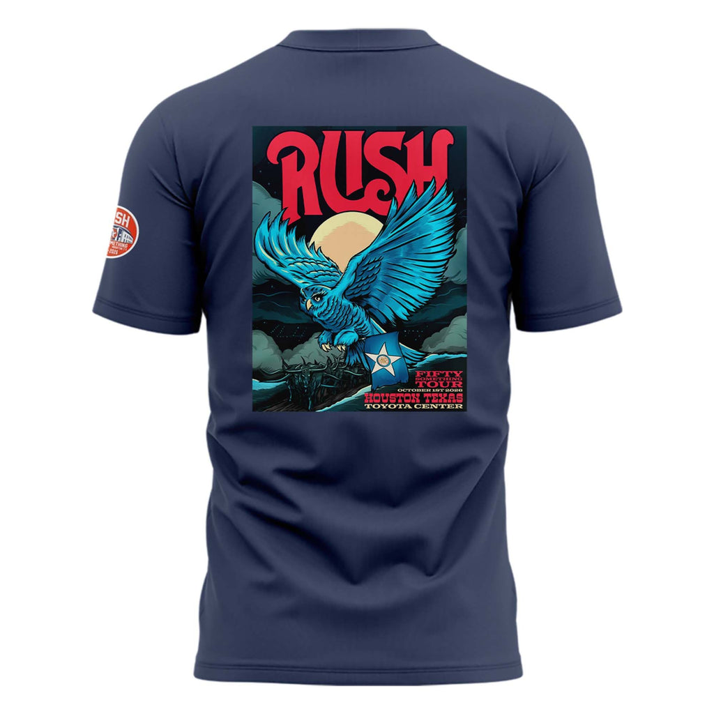 Rush – Fifty Something Tour 2026 Houston, October 1, 2026 T-Shirt 02