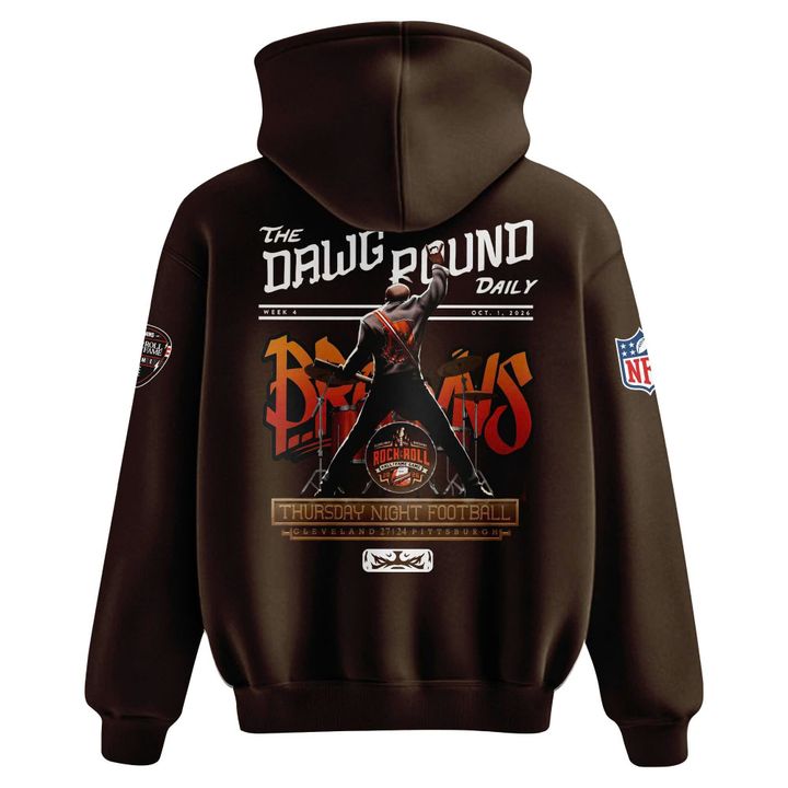 Men's Cleveland Browns Rock and Roll Hall of Fame Game Hoodie