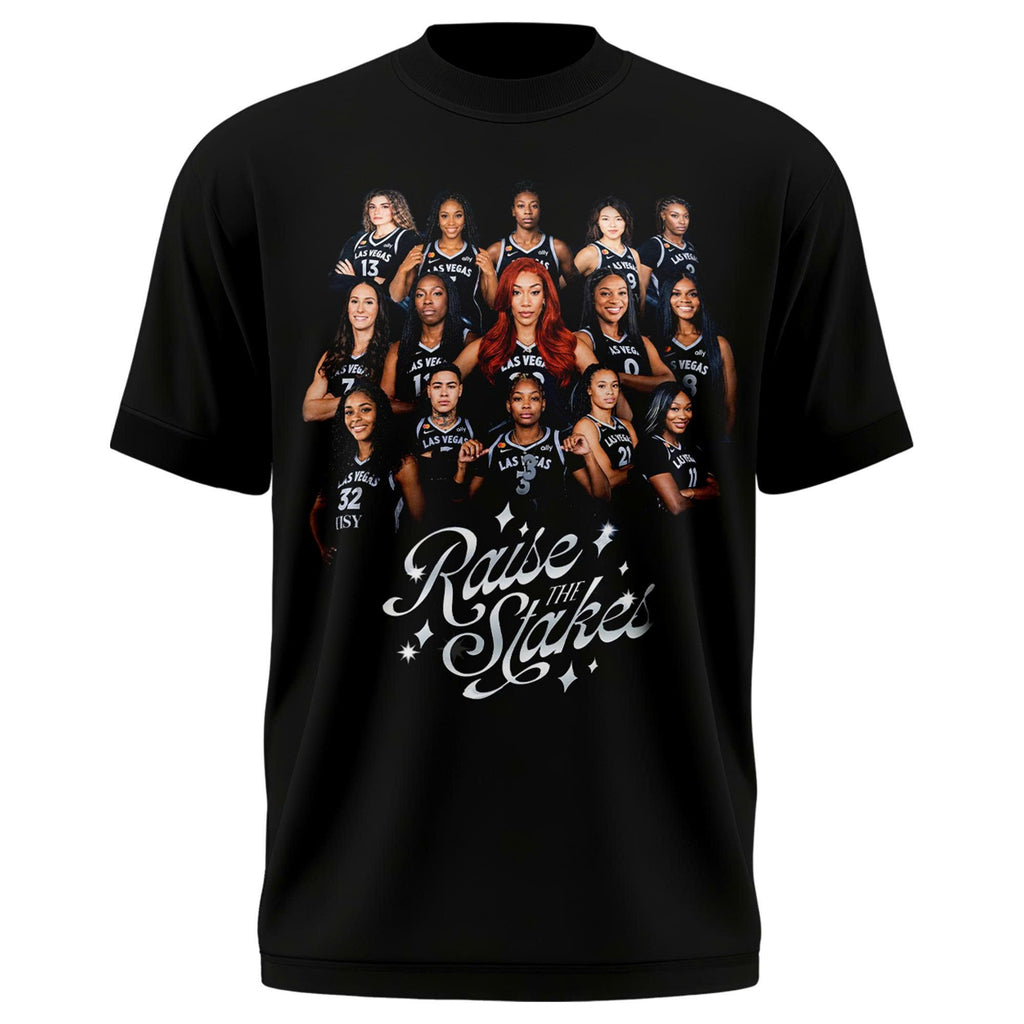 Special 2026 Las Vegas Aces "Raise The Stakes" T-Shirt