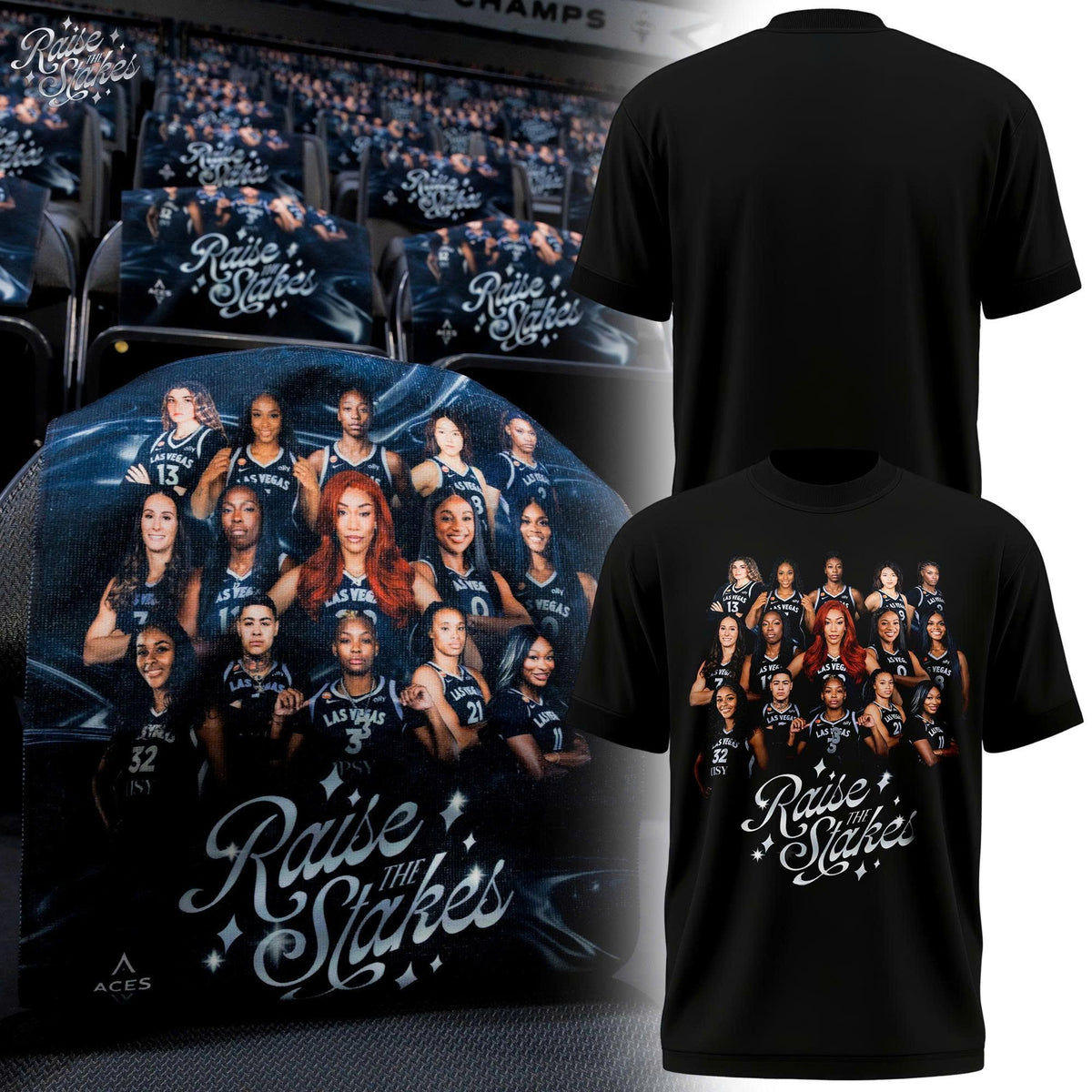 Special 2026 Las Vegas Aces "Raise The Stakes" Tee