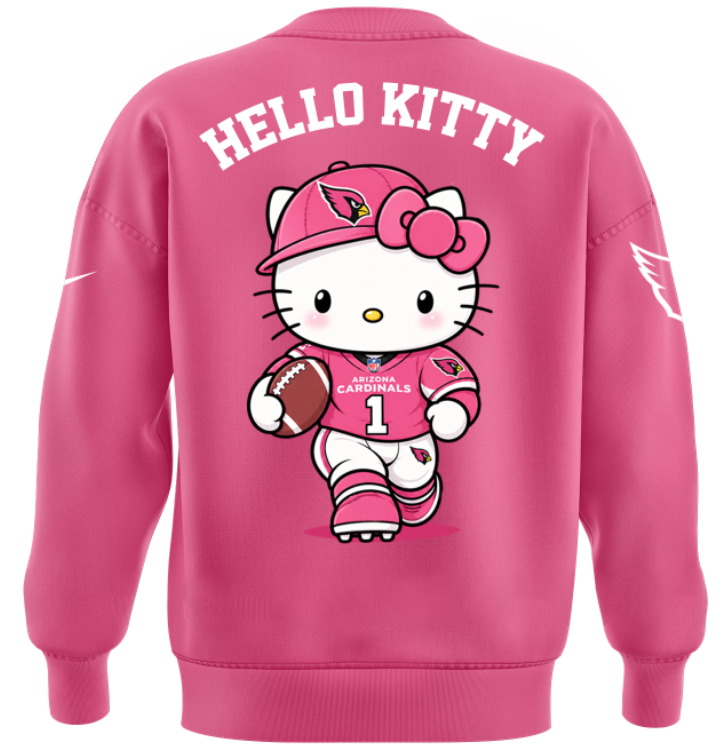 Arizona Cardinals Hello Kitty 2026 Limited Edition sweat