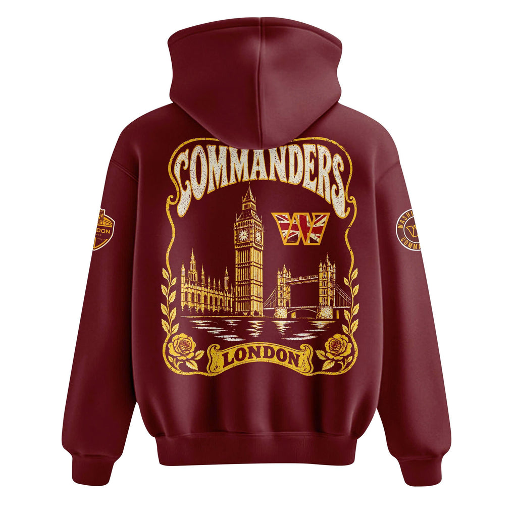 Washington Commanders 2026 NFL London Game Hoodie