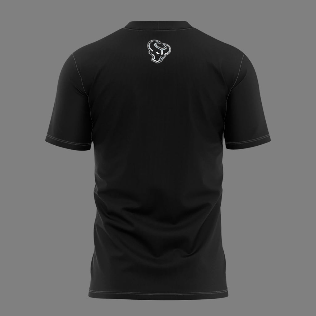 02. Black Shirt Houston Texans 25th Anniversary - Celebrating 25 Seasons T-Shirt