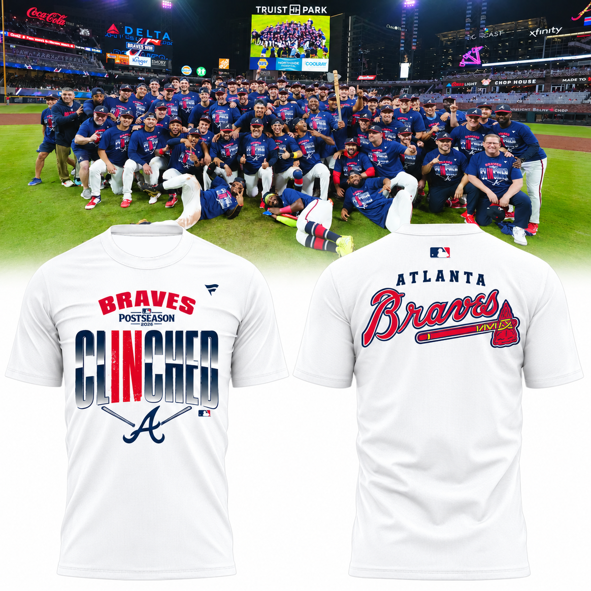 Atlanta Braves 2026 Postseason Clinched Limited Edition T-Shirt_004