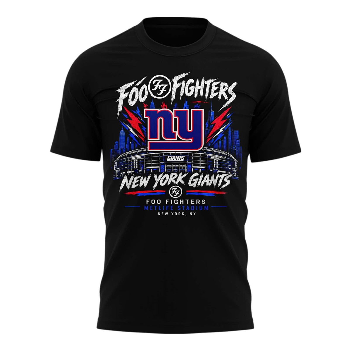 New York Giants x Foo Fighters T-Shirt