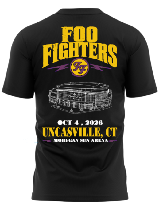 Foo Fighters Mohegan Sun Arena Uncasville CT 2026 Limited Edition T-Shirt