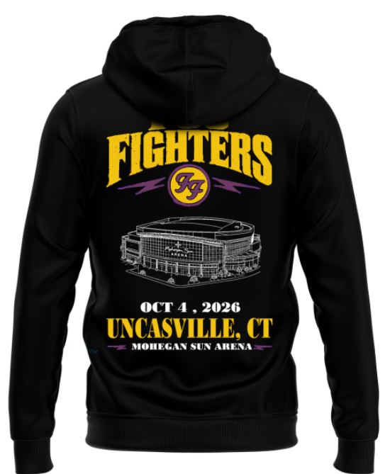 Foo Fighters Mohegan Sun Arena Uncasville CT 2026 Limited Edition hoodie
