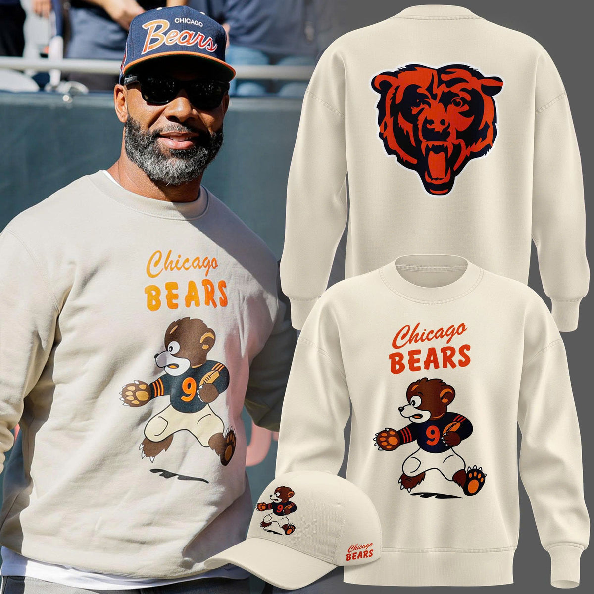 Exclusives Sweatshirt Matt Forte for Chicago Bears fans
